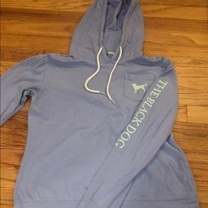 Black Dog- girls size small lightweight hoodie